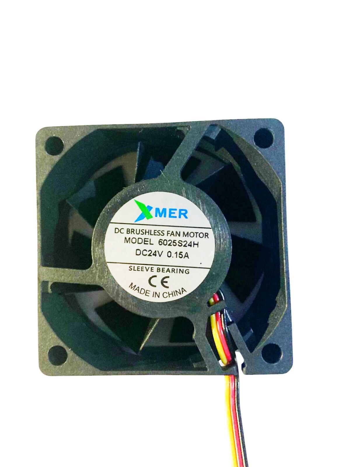 60X60X25mm 24V 0.15A 3P Xmer Fan