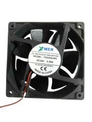 120x120x38mm 24V 0.25A 2P Xmer Fan