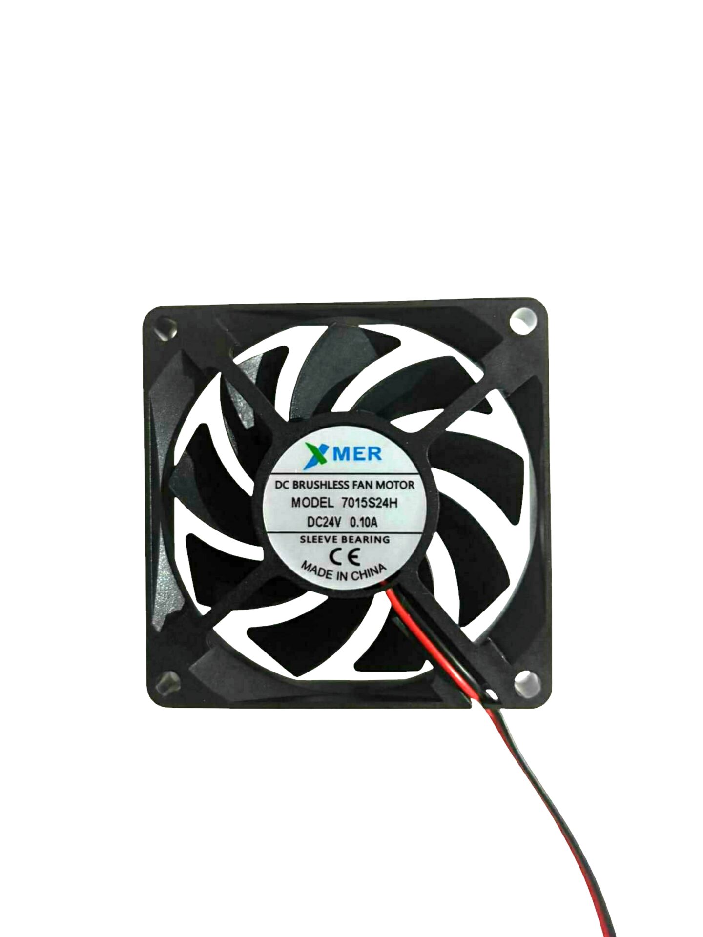 70X70X15mm 24V 0.10A 2P Xmer Fan