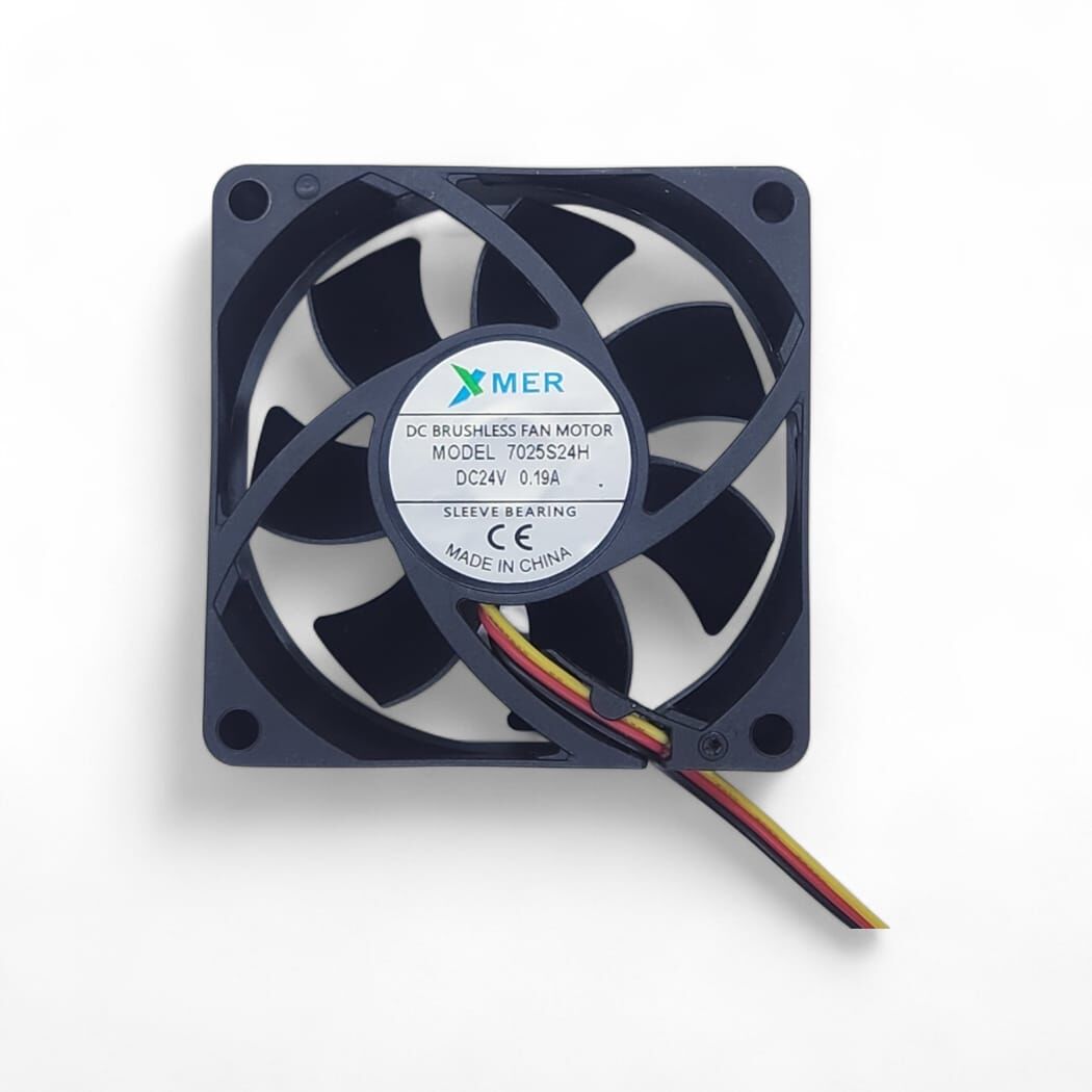 70X70X25mm 24V 0.19A 3P Xmer Fan