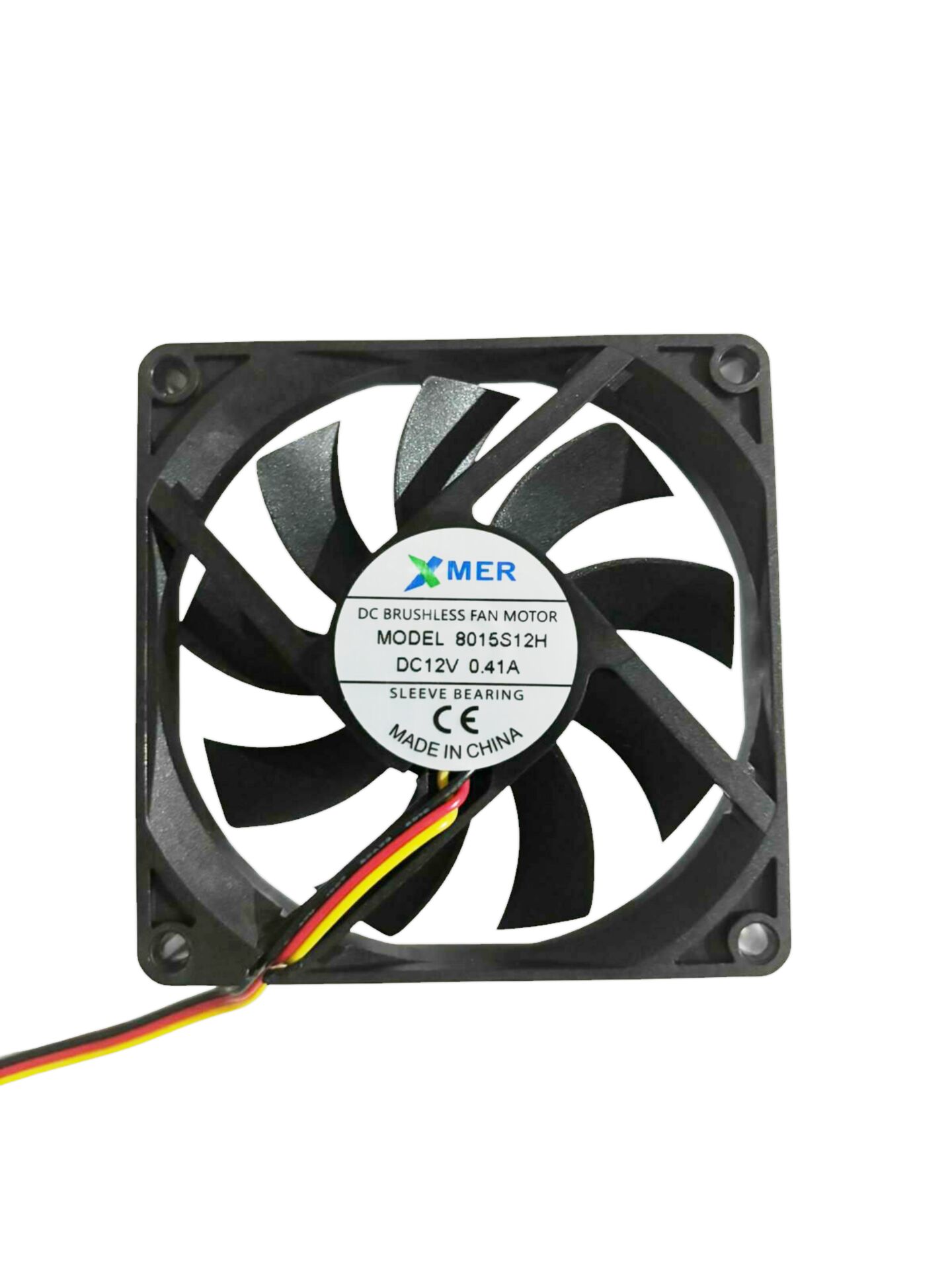80x80x15mm 12V 0.41A 3P Xmer Fan