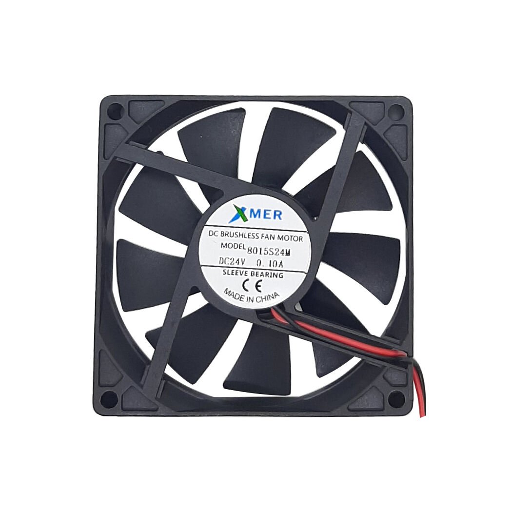 80X80X15mm 24V 0.10A 2P Xmer Fan