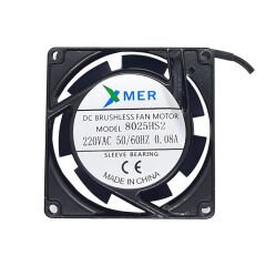 80X80X25mm 220V 0.08A 2P Xmer Fan