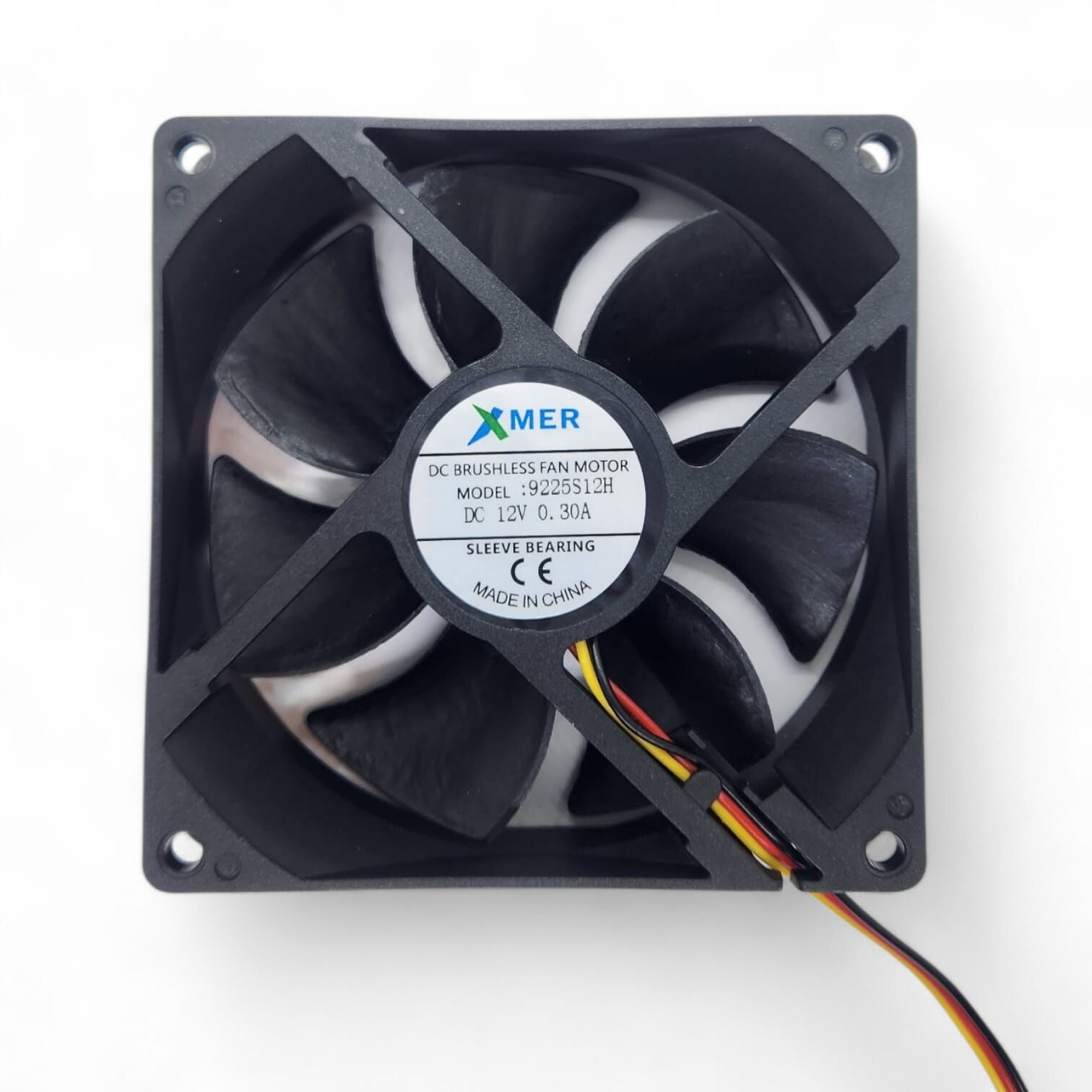 92x92x25mm 12V 0.30A 3P 4000Rpm Xmer Fan
