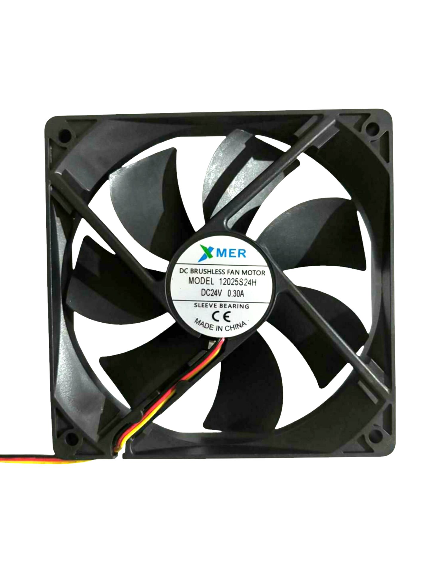 120x120x25mm 24V 0.30A 3P Xmer Fan