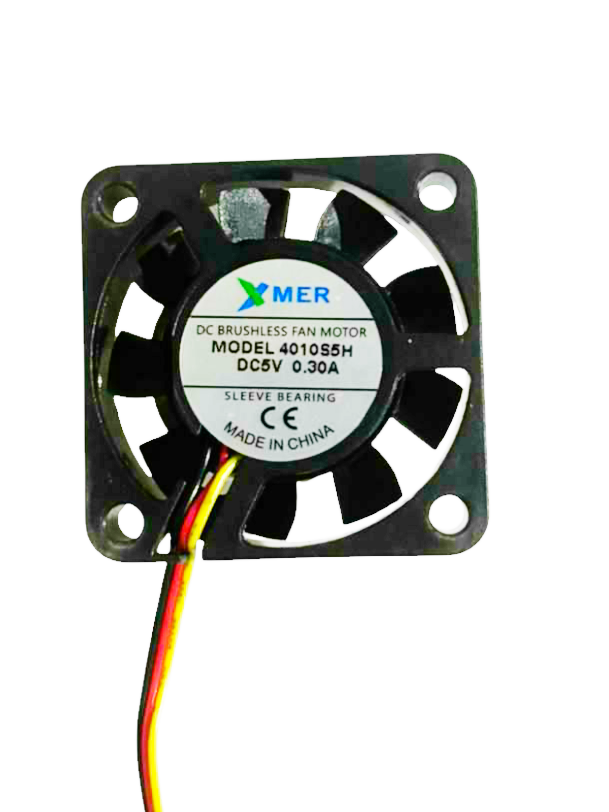 40x40x10mm 5V 0.30A 3P Xmer Fan