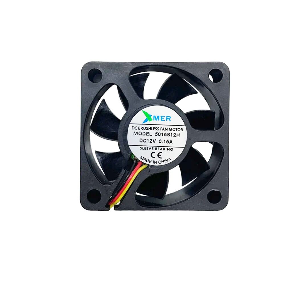 50x50x15mm 12V 0.15A 3P Xmer Fan