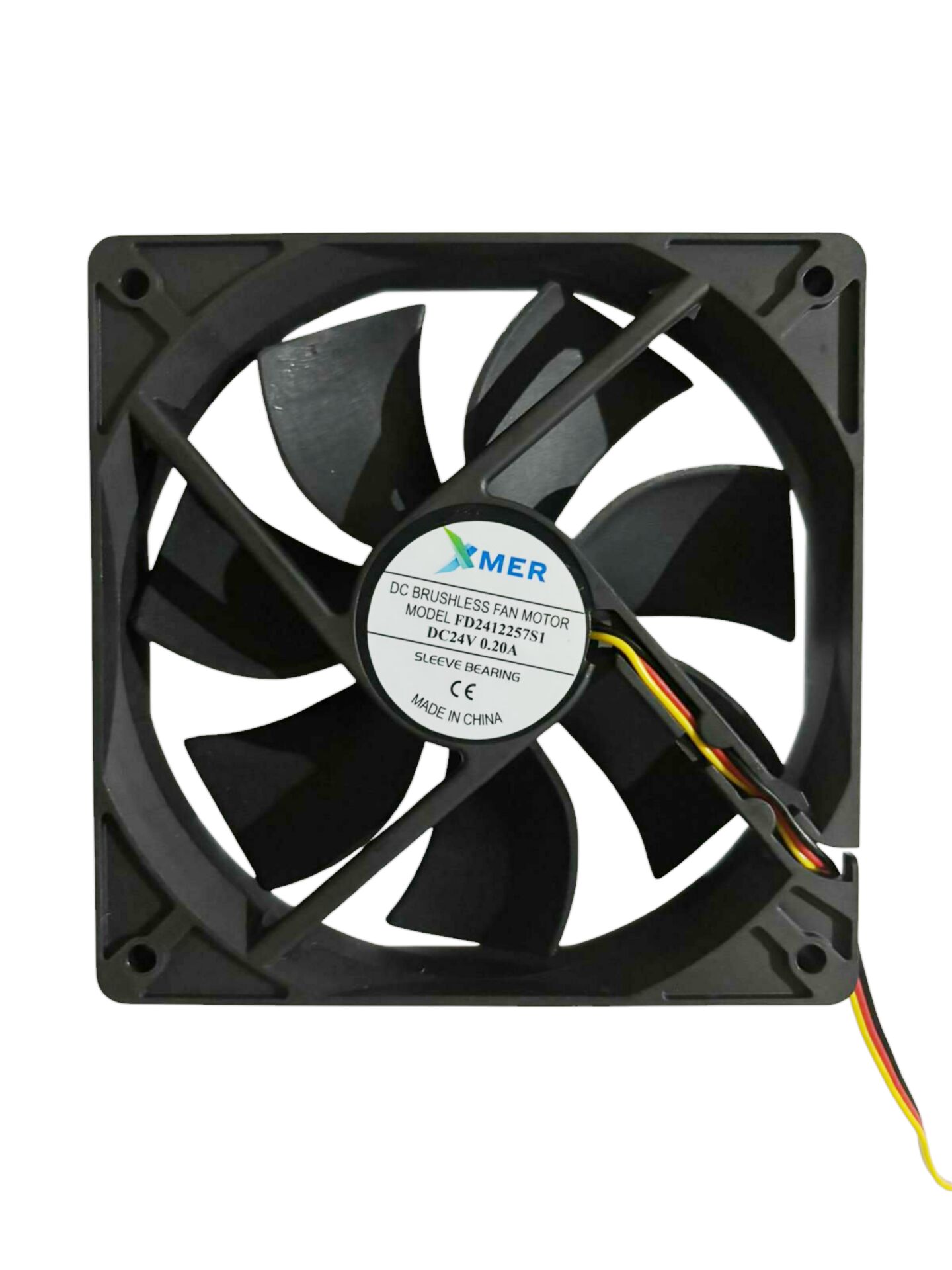 120X120X25mm 24V 0.20A 3P Xmer Fan