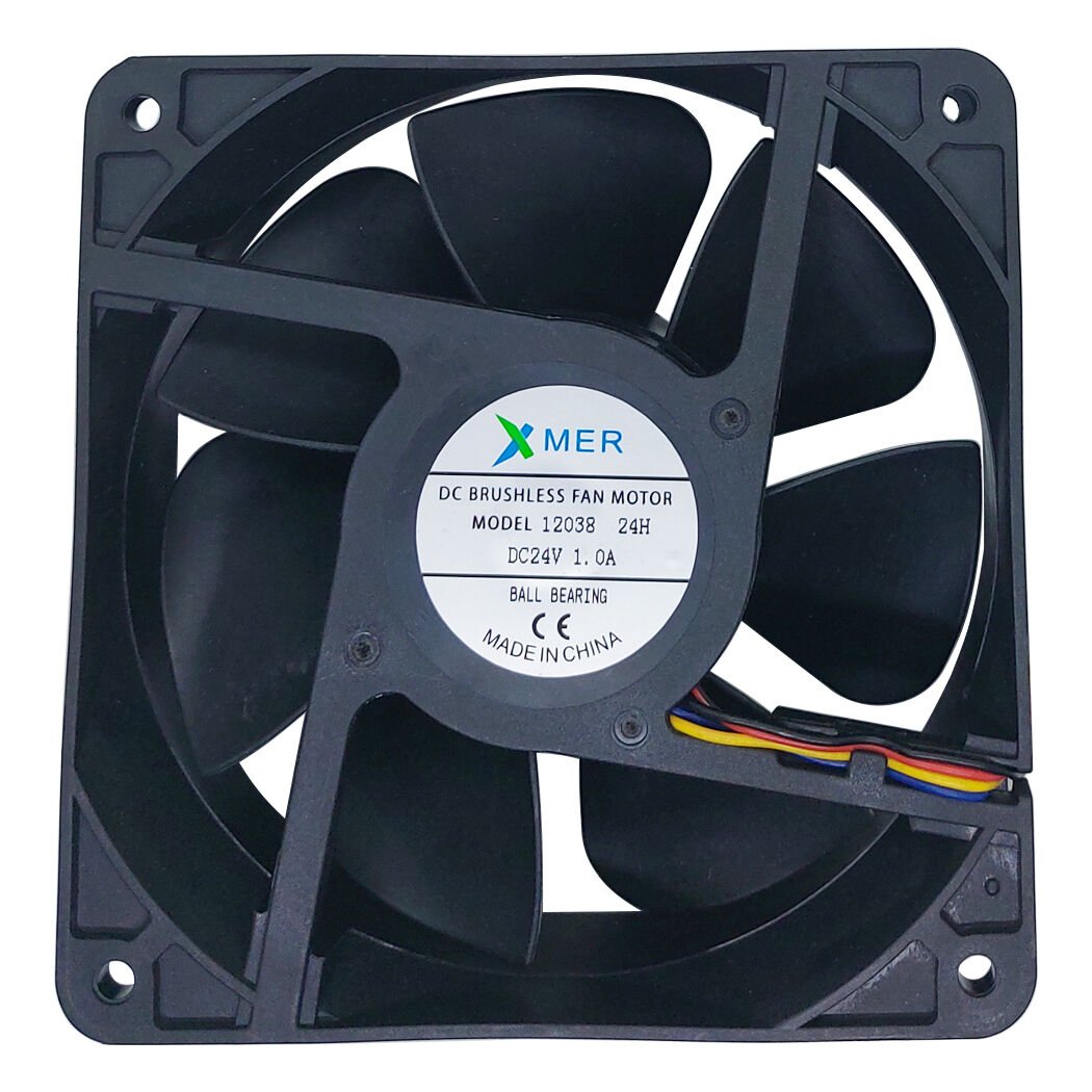 120X120X38mm Rulmanlı 24V 1.0A 4P Xmer Fan