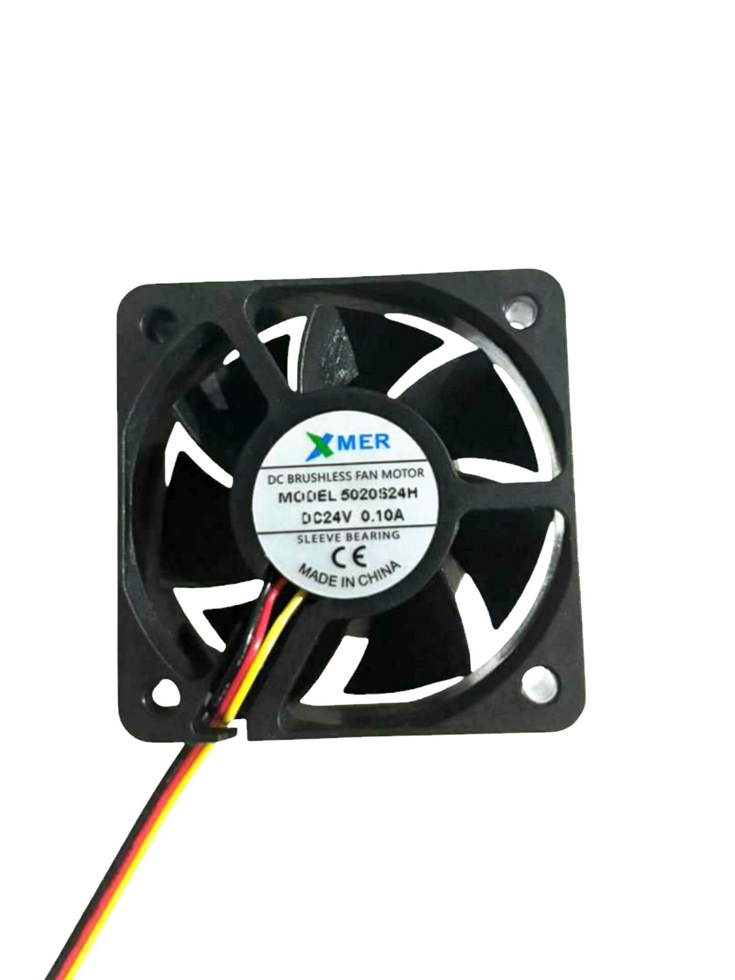 50X50X20mm 24V 0,10A 3P 4500Rpm Xmer Fan