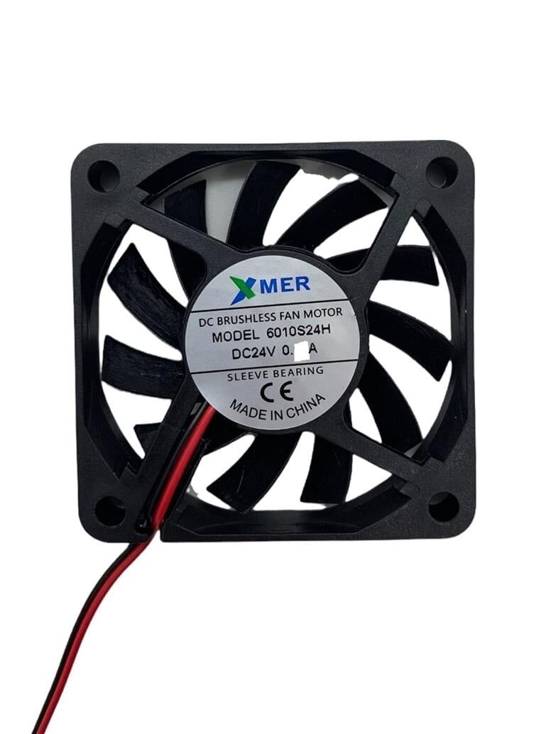 60X60X10mm 24V 0,15A 2P 4500Rpm Xmer Fan