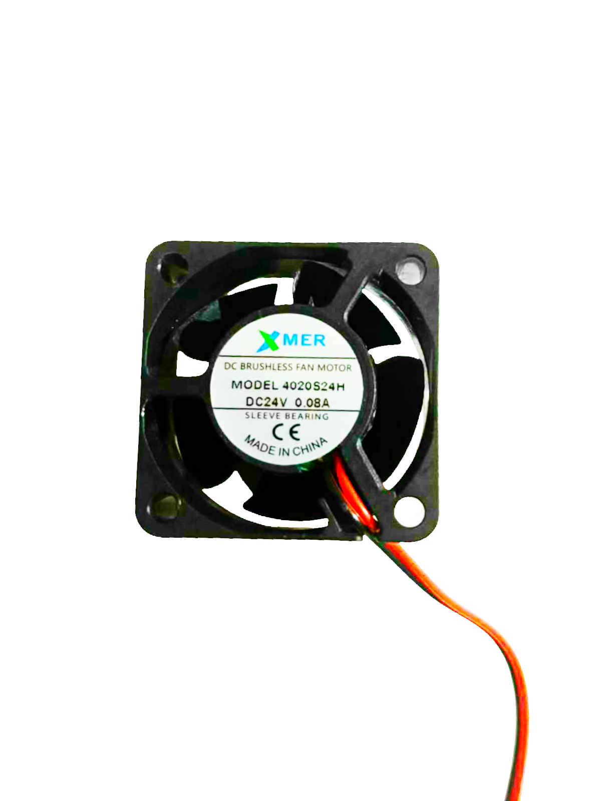 40X40X20mm 24V 0,08A 2P 8000Rpm Xmer Fan