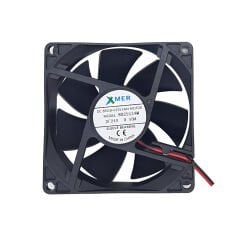 80X80X25mm 24V 0,10A 2P 3000Rpm Xmer Fan
