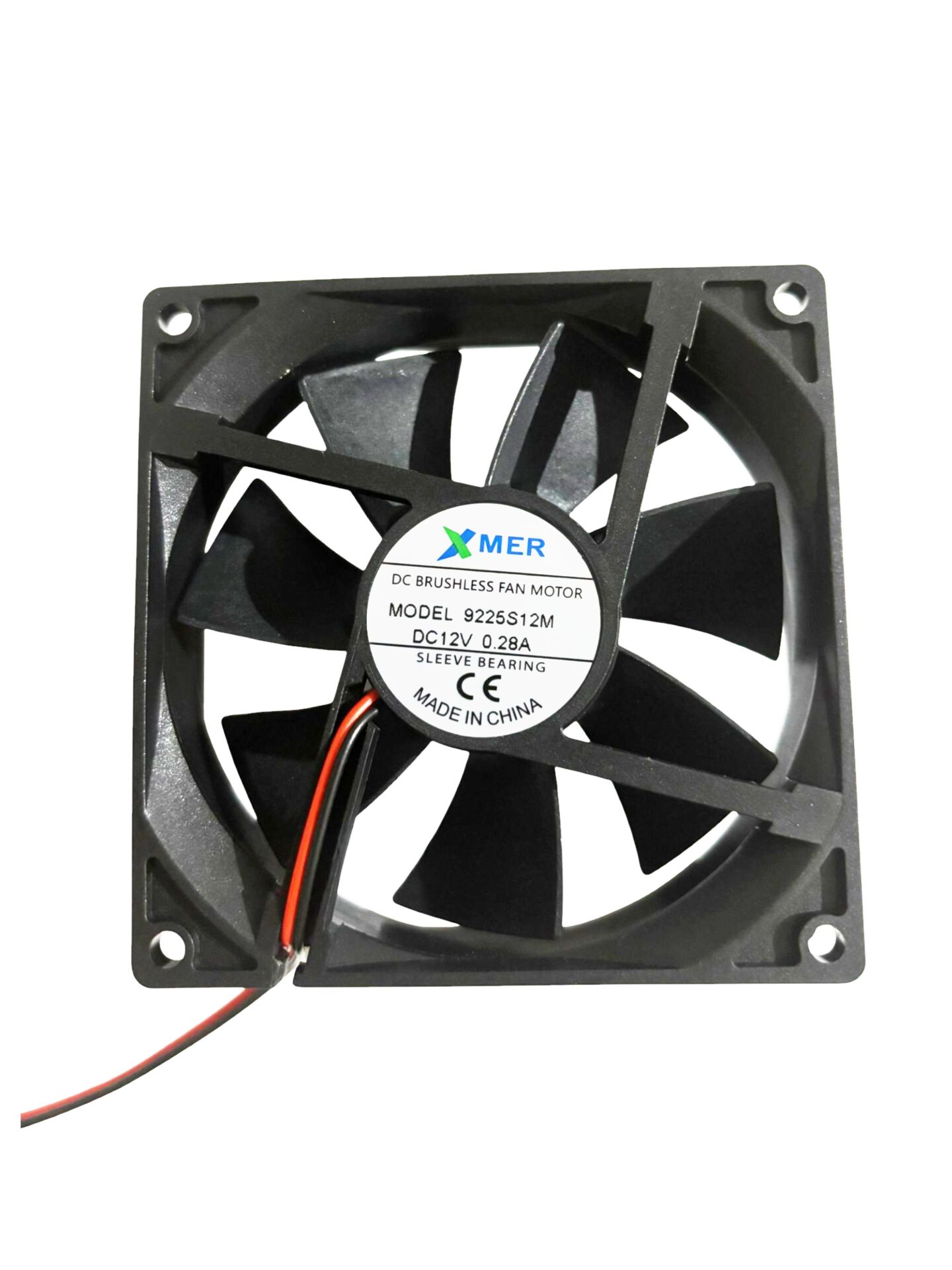 92X92X25mm 12V 0,28A 2P 3200Rpm Xmer Fan