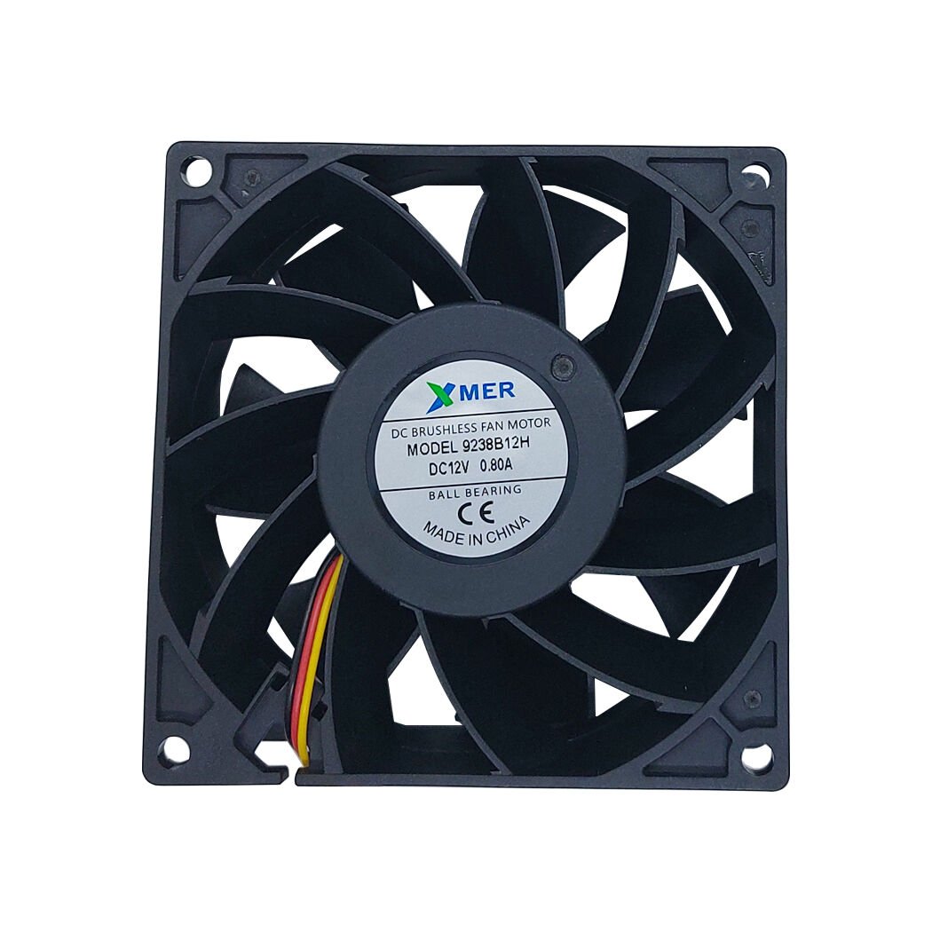 92X92X38mm 12V 0,80A 3P 6000Rpm Rulmanlı Xmer Fan