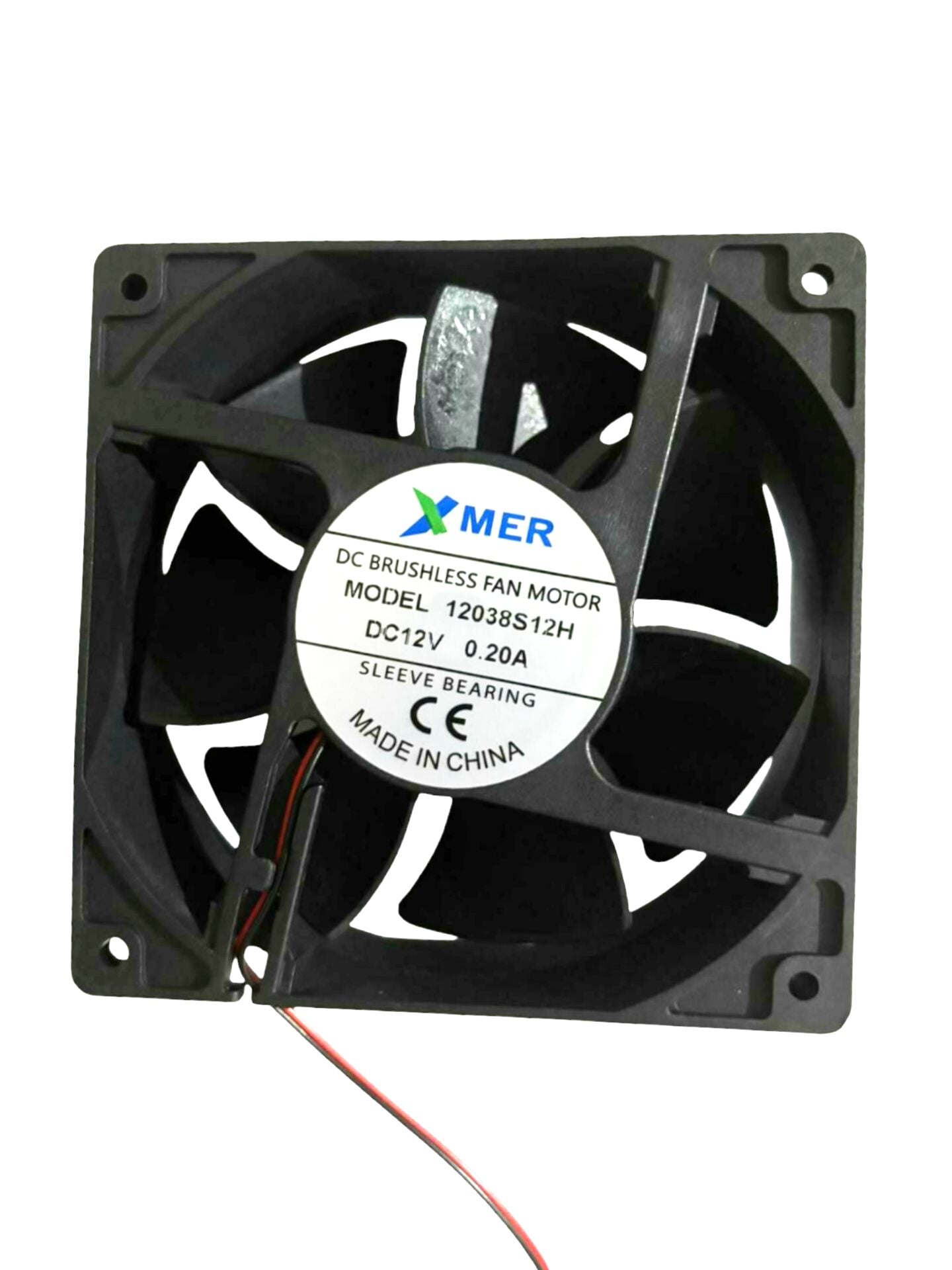 120X120X38mm 12V 0,20A 2P 2500Rpm Xmer Fan