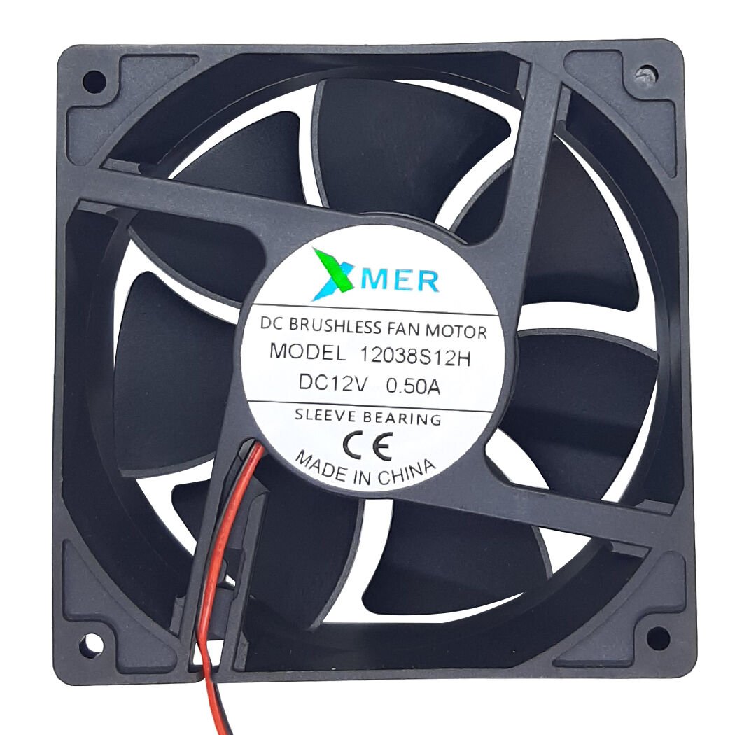 120X120X38mm 12V 0.50A 2P 300Rpm Xmer Fan