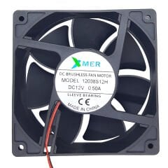 120X120X38mm 12V 0.50A 2P 300Rpm Xmer Fan