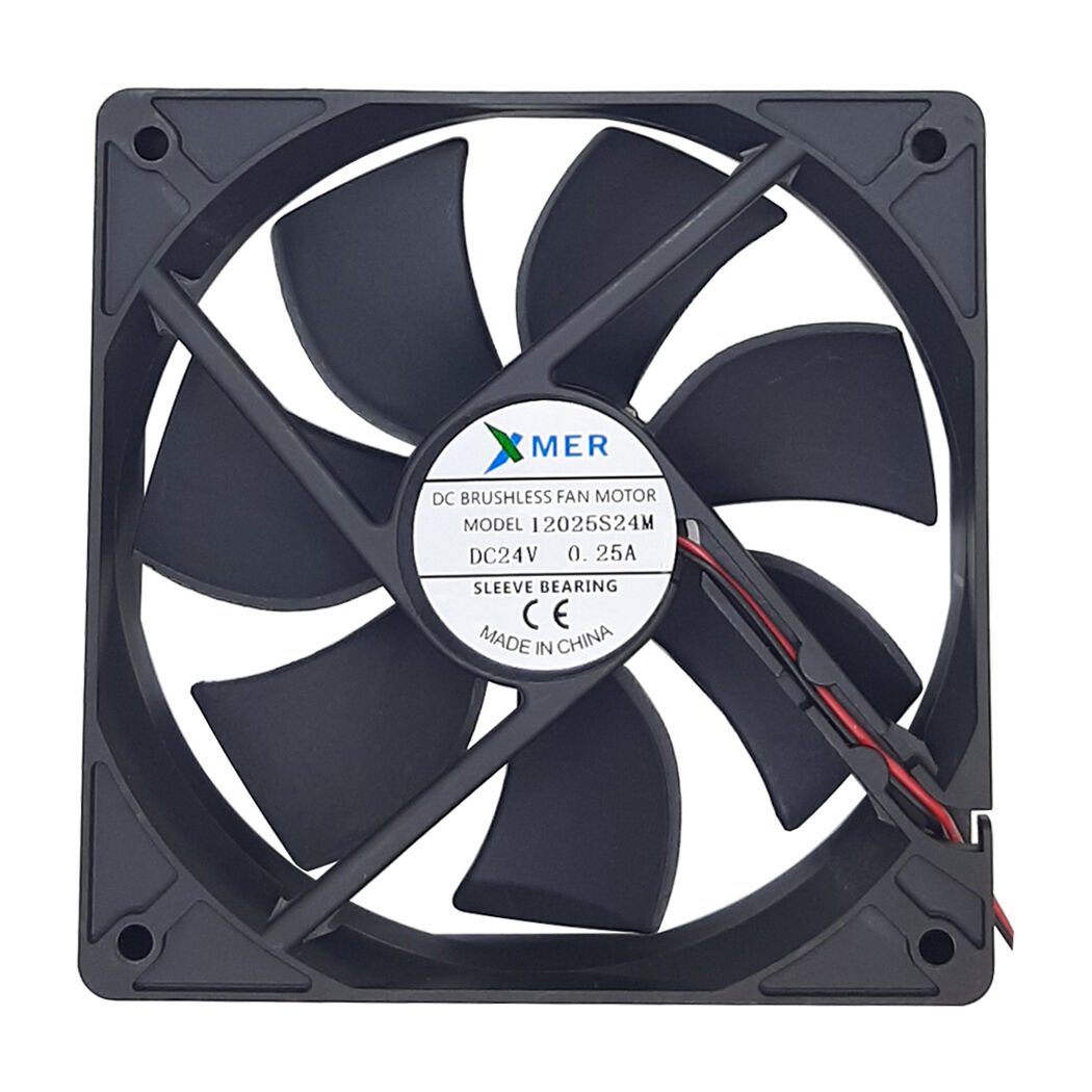 120X120X25mm 24V 0.25A 2P 3100Rpm Xmer Fan