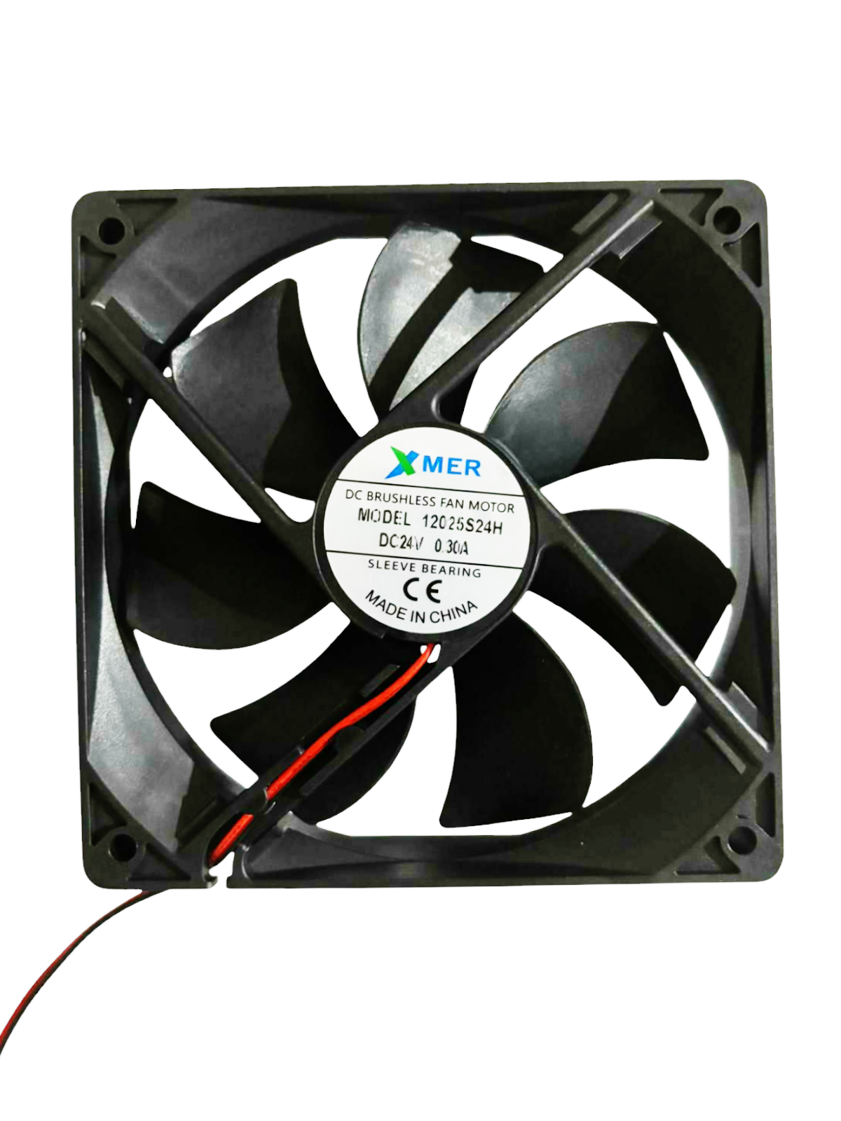 120X120X25mm 24V 0.30A 2P 2700Rpm Xmer Fan