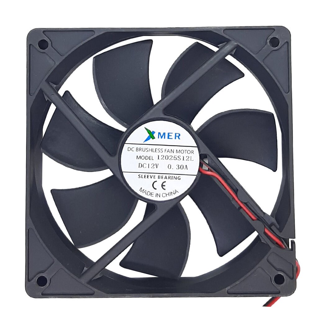 120X120X25mm 12V 0.30A 2P 2700Rpm Xmer Fan