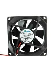 80X80X25mm 12V 0.20A 2P 3000Rpm Xmer Fan