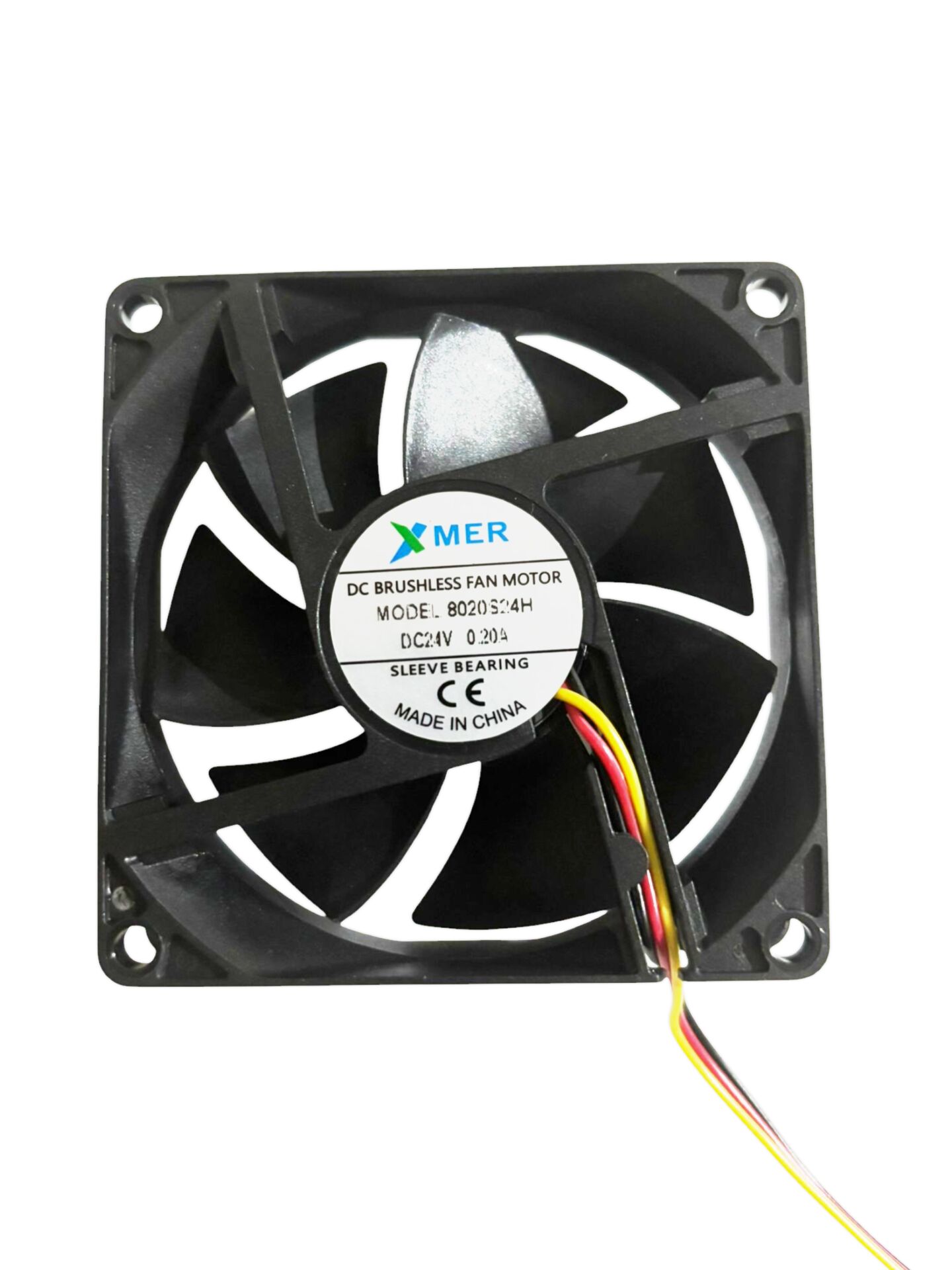 80X80X20mm 24V 0.20A 3P 3500Rpm Xmer Fan