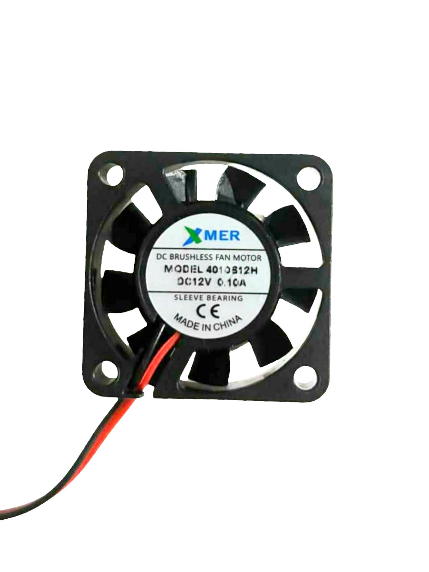 40X40X10mm 12V 0.10A 2P 8000Rpm Xmer Fan