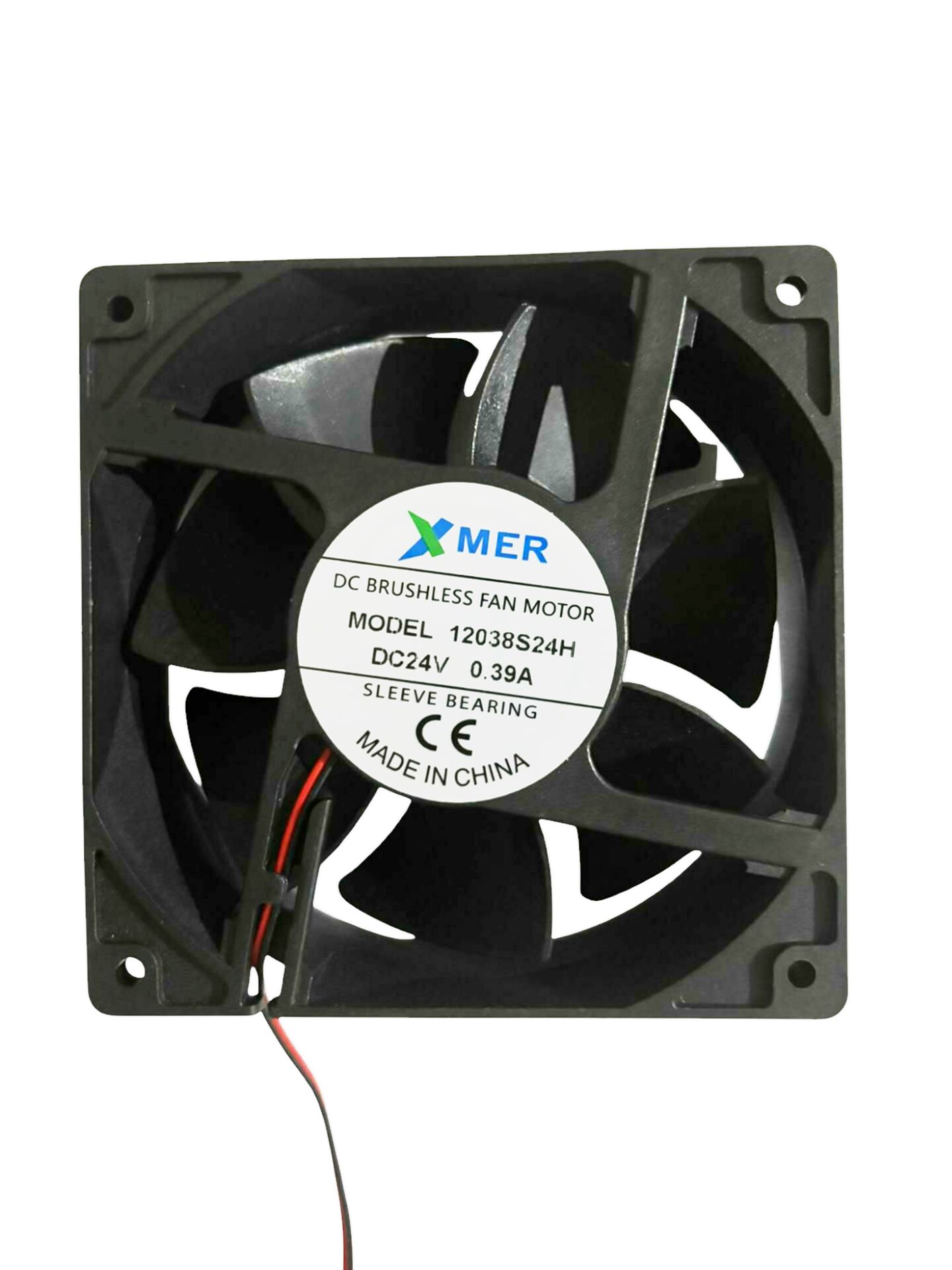 120X120X38mm 24V 0,39A 2P 4000 Rpm Xmer Fan