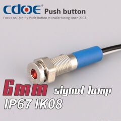 6.0mm Metal Kablolu Sinyal Beyaz 24V Ip67 Gq6T-W