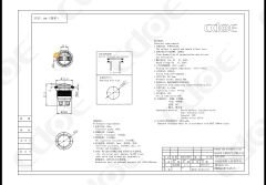 19mm Metal Buton Bombe Paslanmaz/Çelik Ip65 Cd61S