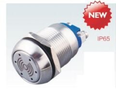 19mm Metal Kırmızı Ledli Buzer 24V Ip65 Cd92S