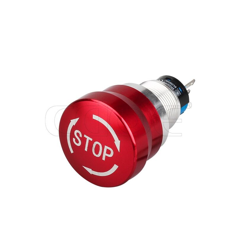 22mm Metal Acil-Stop Ip65 Agq22-22Ts/A