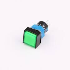 16mm Kare Sinyal Lambası Yeşil Ledli Cd-Af-D/24V/G