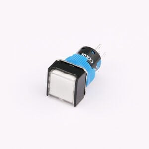 16mm Kare Sinyal Lambası Beyaz Ledli Cd-Af-D/24V/W