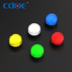 16mm Yuvarlak Yaylı Buton Yeşil Ledli Cd-Ay-11D/24V/G