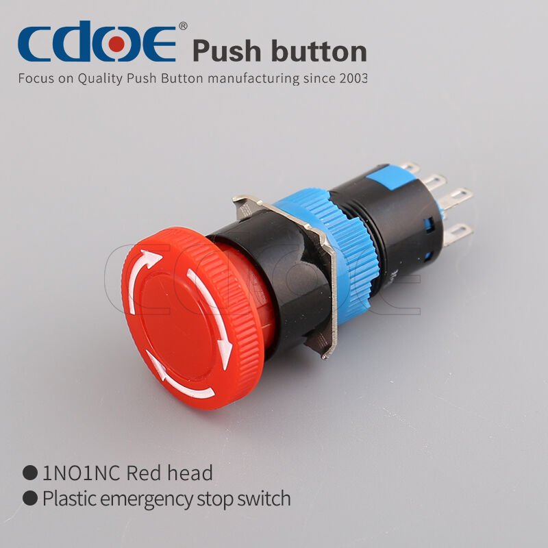 16mm Acil-Stop Buton Cd-Ay-22Ts/R