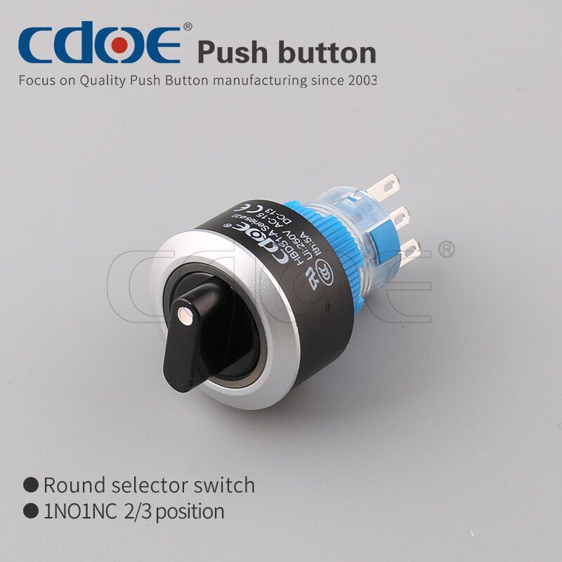 22mm Kırmızı Ledli Mandal Buton On-Off-On Cd-Apy-22Xd/31/24V/R