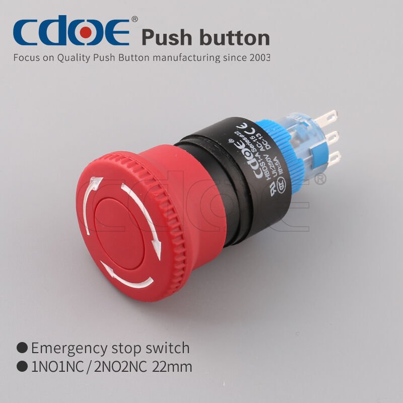 22mm Acil-Stop Buton Cd-Awy-11Ts