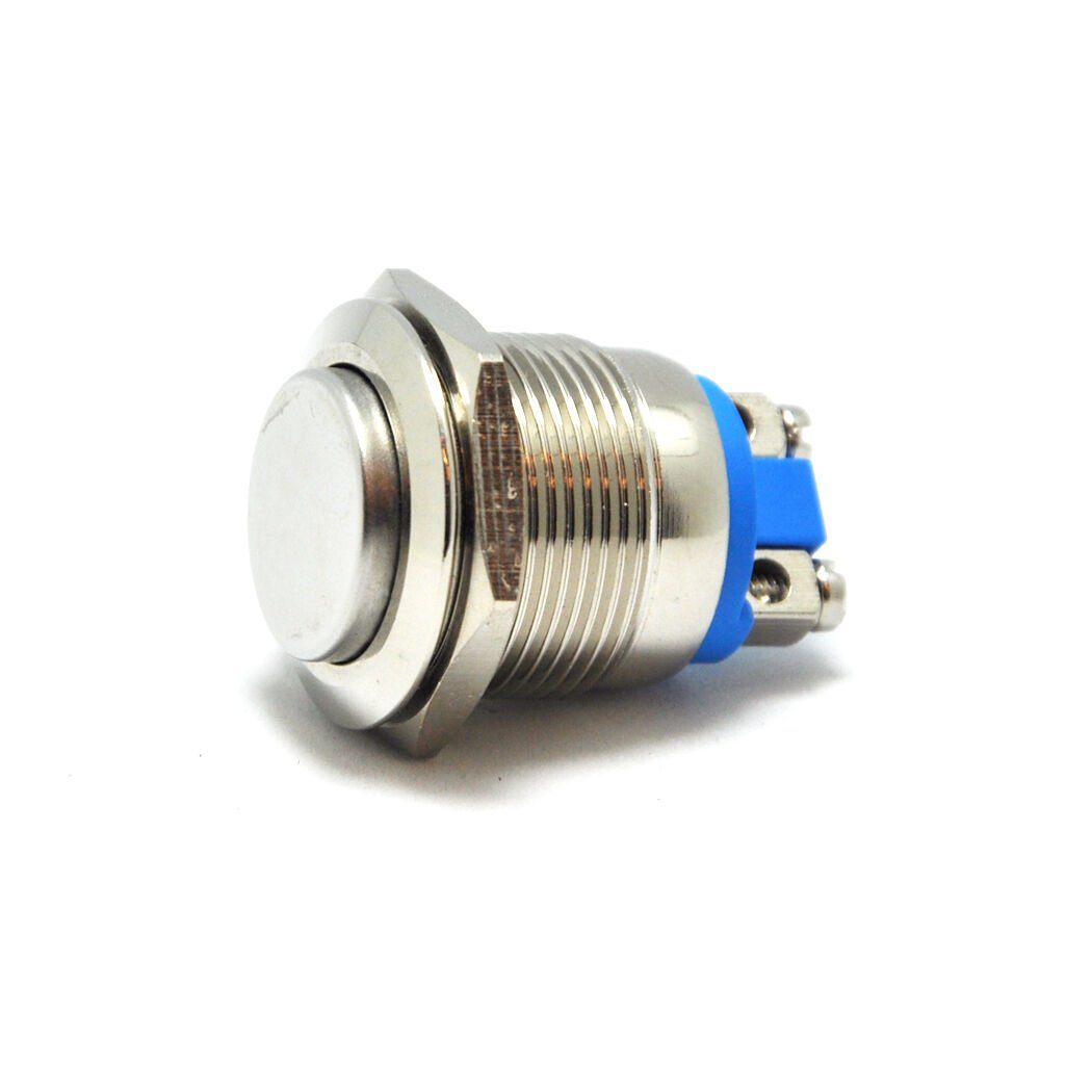 19Mm Metal Buton Çıkık Kafa Af97