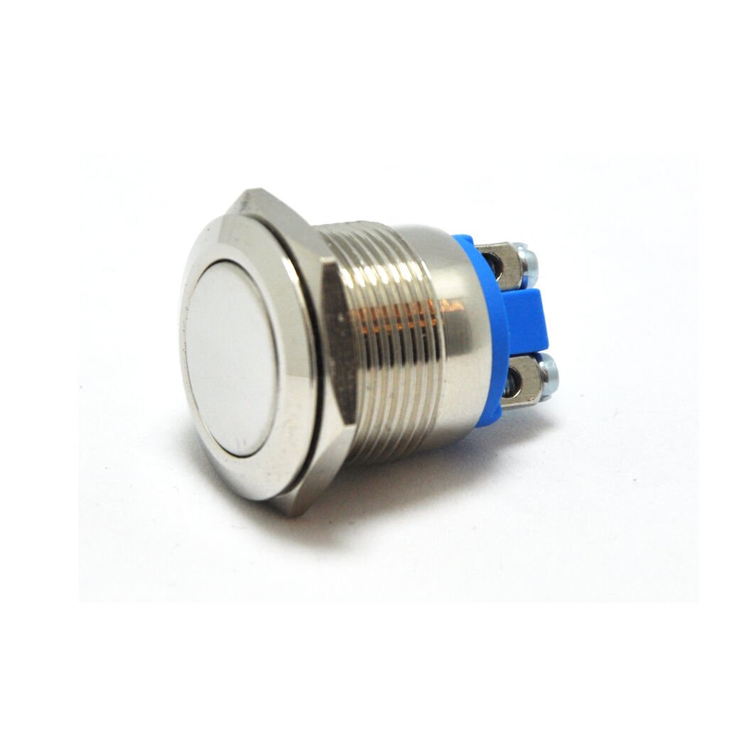 19Mm Metal Buton Düz Kafa Af98