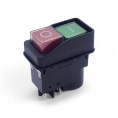 Zcd-02 4Pin Siyah Elektromanyetik Buton