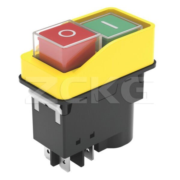 Zcd-02 5Pin Sarı Elektromanyetik Buton