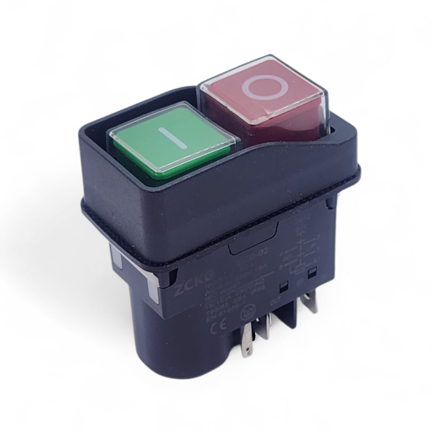 Zcd-02 5Pin Siyah Elektromanyetik Buton