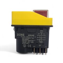 Zcd-02 6Pin Sarı Elektromanyetik Buton