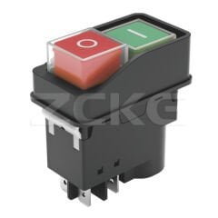 Zcd-02 6Pin Siyah Elektromanyetik Buton