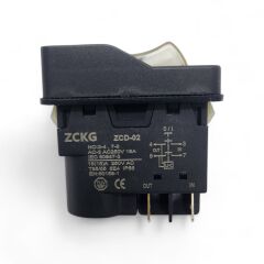 Zcd-02C 4P Kırmızı+Yeşil Elektromanyetik Buton