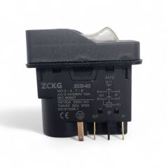 Zcd-02C 5Pin Kırmızı+Yeşil Elektromanyetik Buton