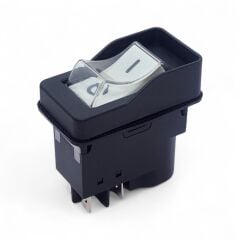 Zcd-02C 5Pin Beyaz Elektromanyetik Buton