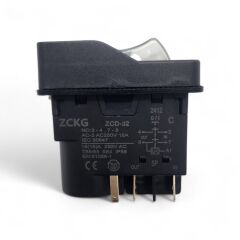 Zcd-02C 5Pin Beyaz Elektromanyetik Buton